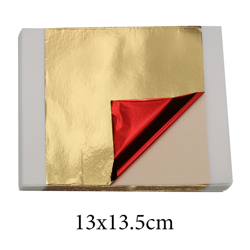 Resin Art Anniversary Gift - 100pcs Imitation Gold Leaf Foil Paper