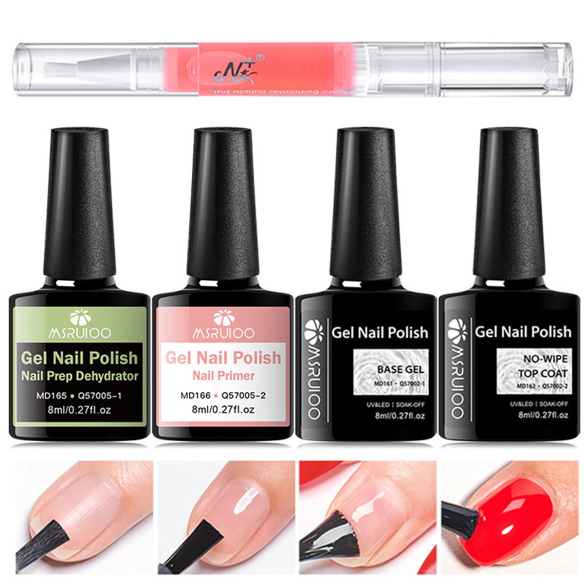 Resin Art Tool Kit - Acrylic No-acid Primer Nail Prep Dehydrator