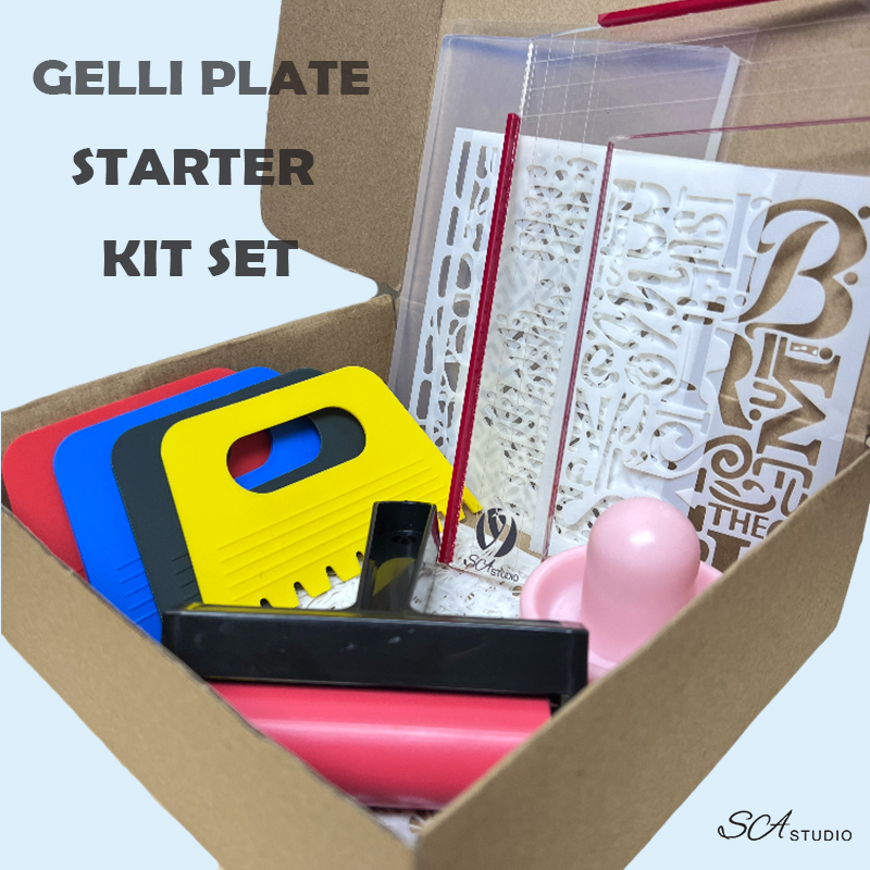 Resin Art Tool Kit - Bundle Resin Gelli Plate Starter Kit