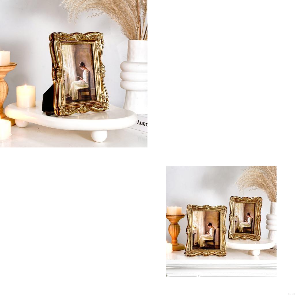 Resin Art Gallery - 62KD Retro Picture Frame,Decorative Photo Frame