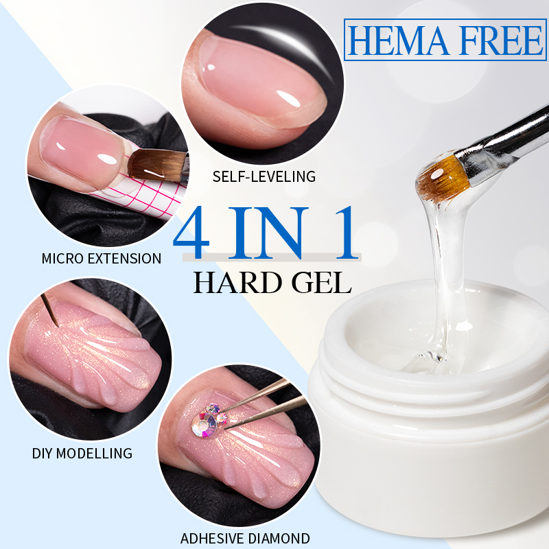 Uv Resin Clear Hard - PUENTE Hema Free Self-leveling Gel Nail