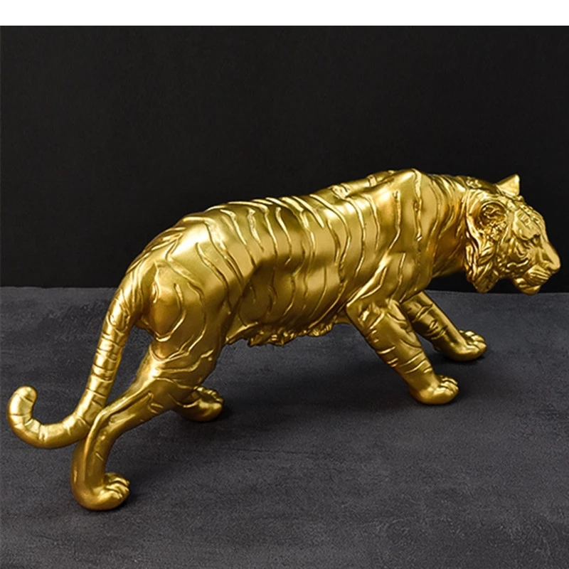 Golden Tiger Model Nordic Home - Resin Art Aesthetic review and price