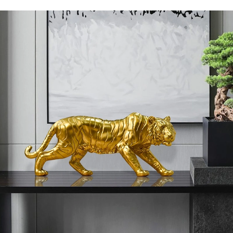 Golden Tiger Model Nordic Home - Resin Art Aesthetic review and price