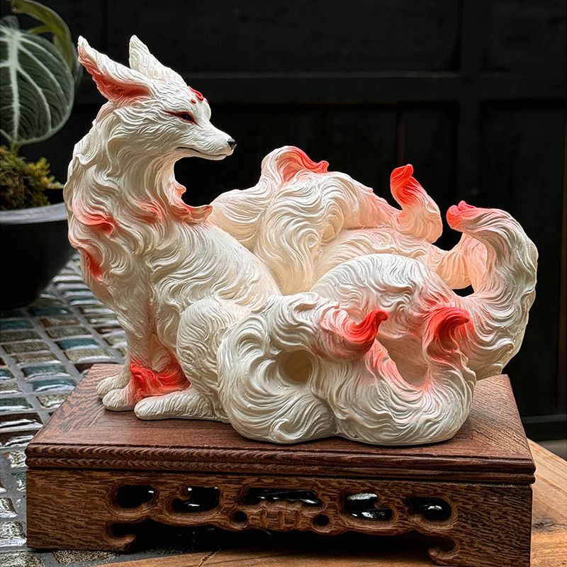 Nine-Tailed Fox Ornaments Fox  - Resin Art Anniversary Gift review and price