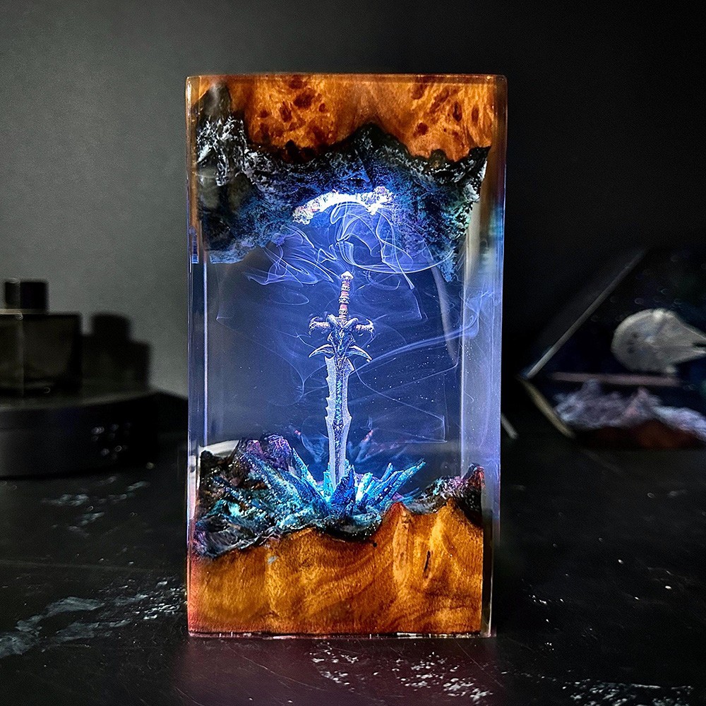 Magic Series Solid Wood Resin  - Resin Art Design For Wedding review and price