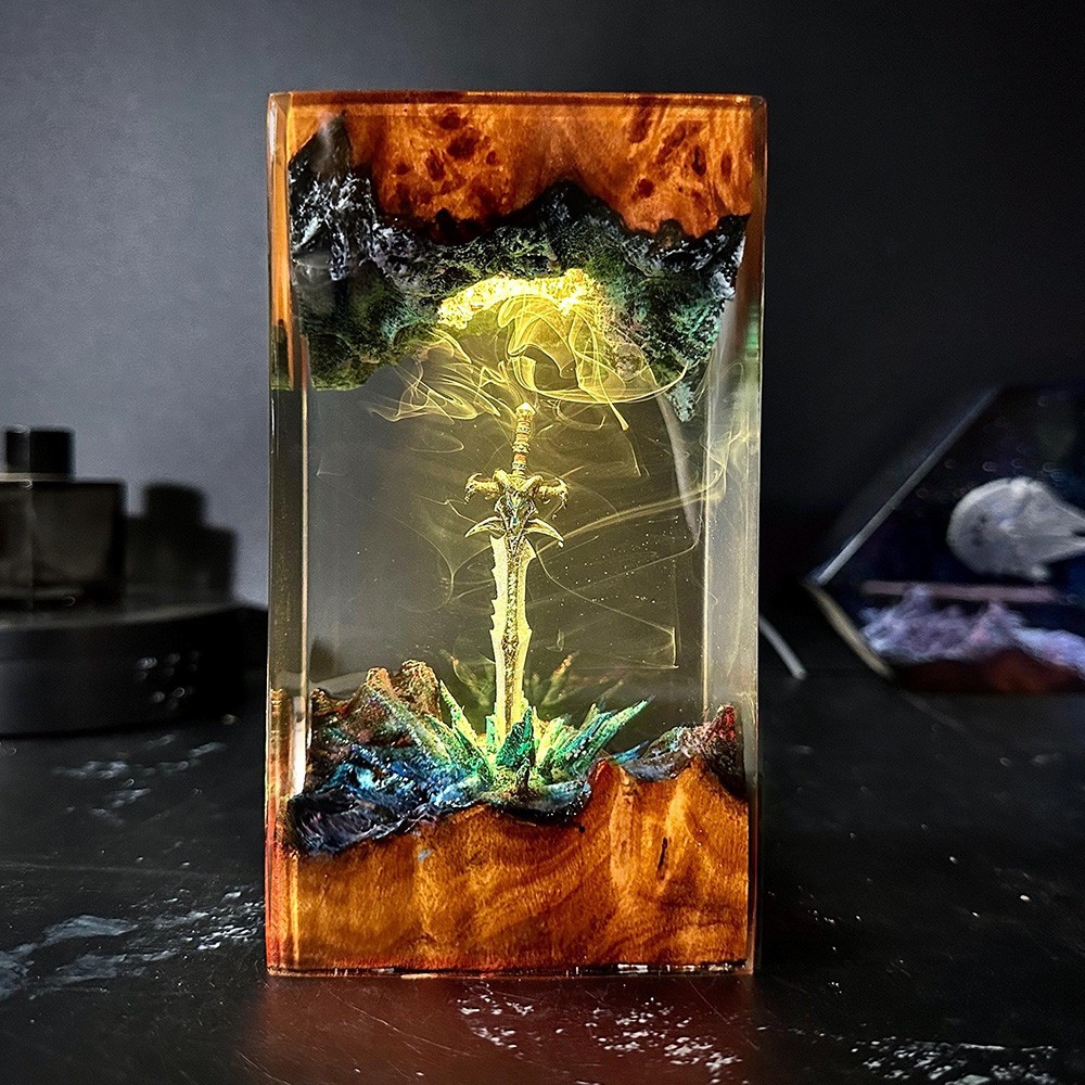 Magic Series Solid Wood Resin  - Resin Art Design For Wedding review and price