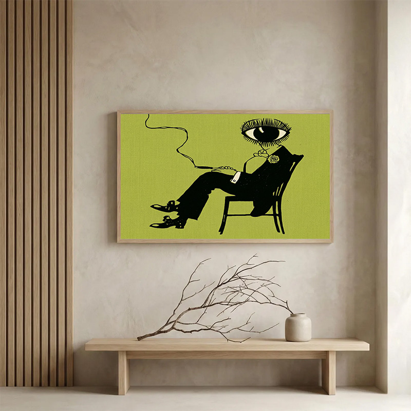 Surreal Abstract Figure Diamon - Resin Art Aesthetic review and price
