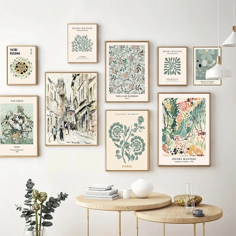 Abstract Matisse Flower and Le - Resin Art Gallery review and price