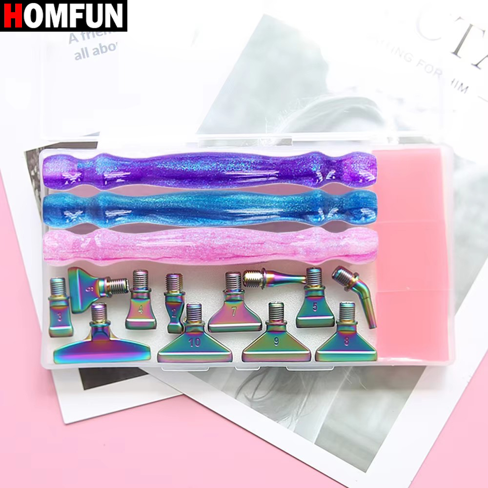 HOMFUN 5D Diamond Painting Pen - Resin Art Tool Kit review and price