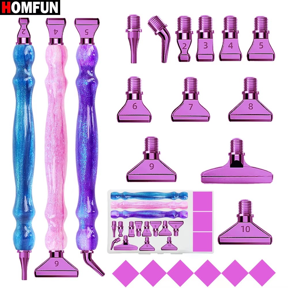 HOMFUN 5D Diamond Painting Pen - Resin Art Tool Kit review and price