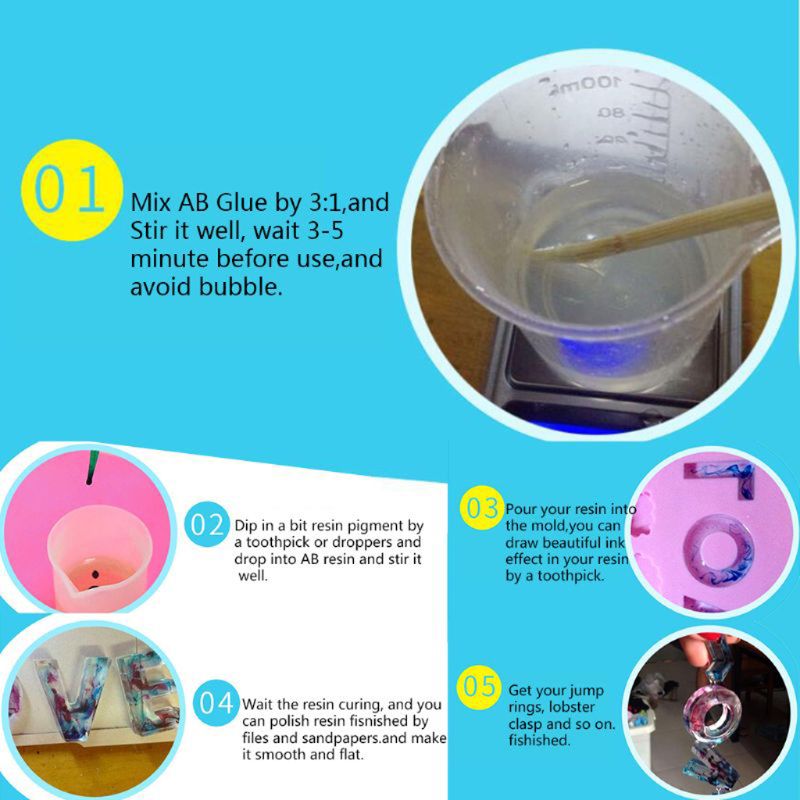 10g 0.35oz Liquid Epoxy Resin  - Resin Art Tool Kit review and price
