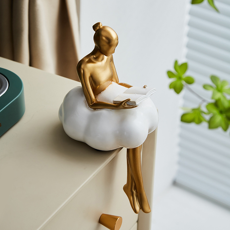 Ballet Girl Cloud Abstract Art - Resin Art Aesthetic review and price