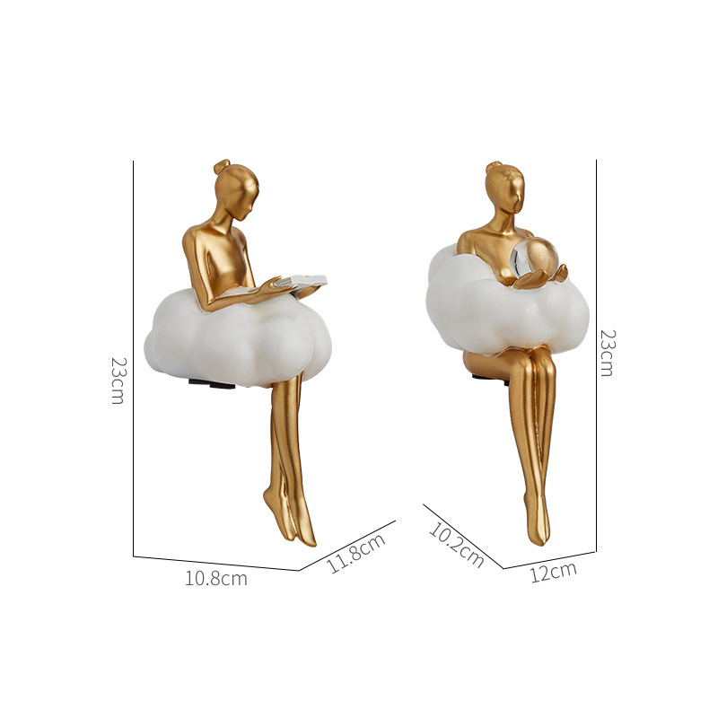 Ballet Girl Cloud Abstract Art - Resin Art Aesthetic review and price