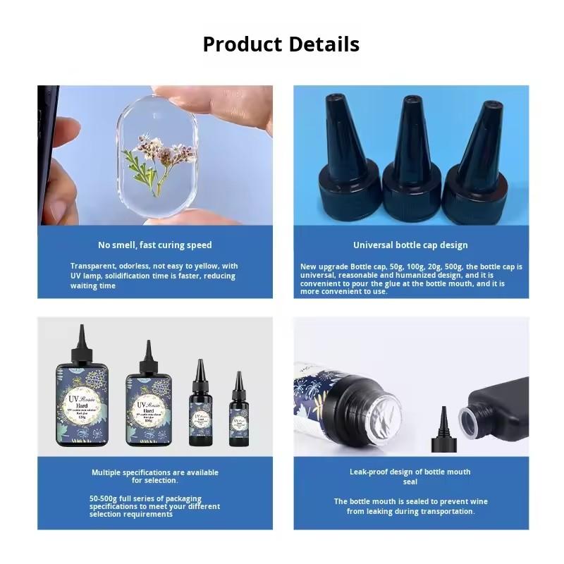 1/2Pcs Crystal Clear Hard UV R - Uv Resin Clear Hard review and price