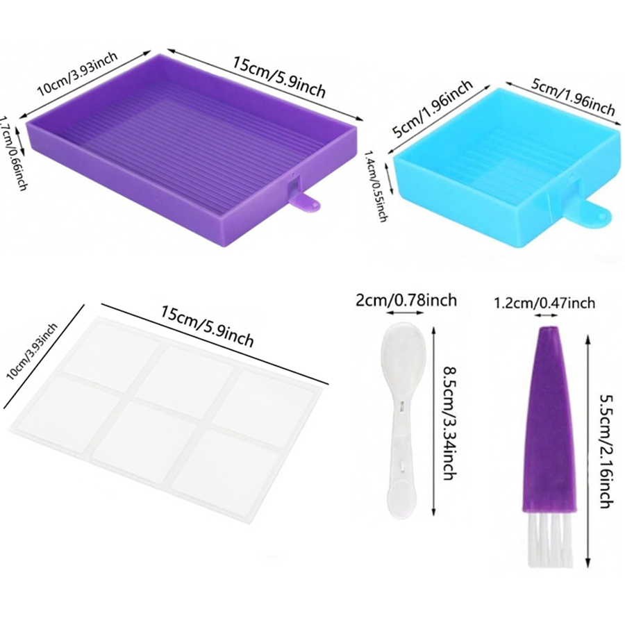 6 Grids Palette With Cover Dia - Resin Art Tool Kit review and price