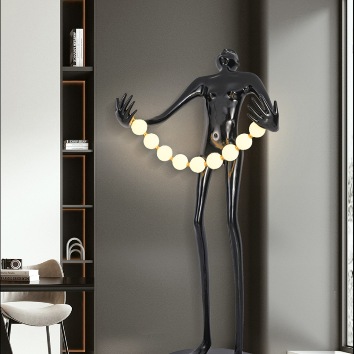 Statue Character Floor Lamp Ar - Resin Art Gallery review and price