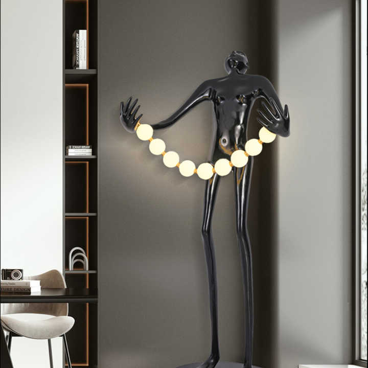 Statue Character Floor Lamp Ar - Resin Art Gallery review and price