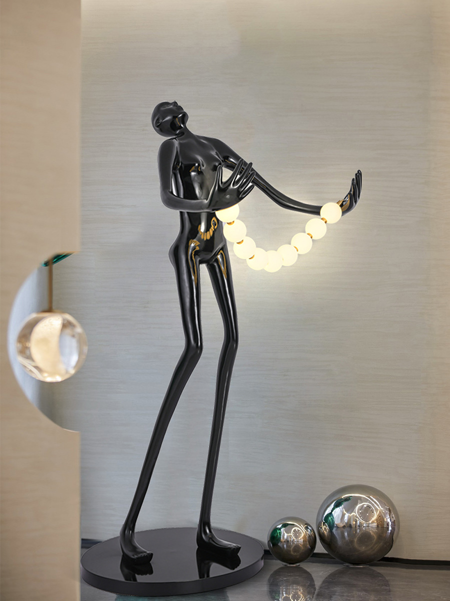Statue Character Floor Lamp Ar - Resin Art Gallery review and price