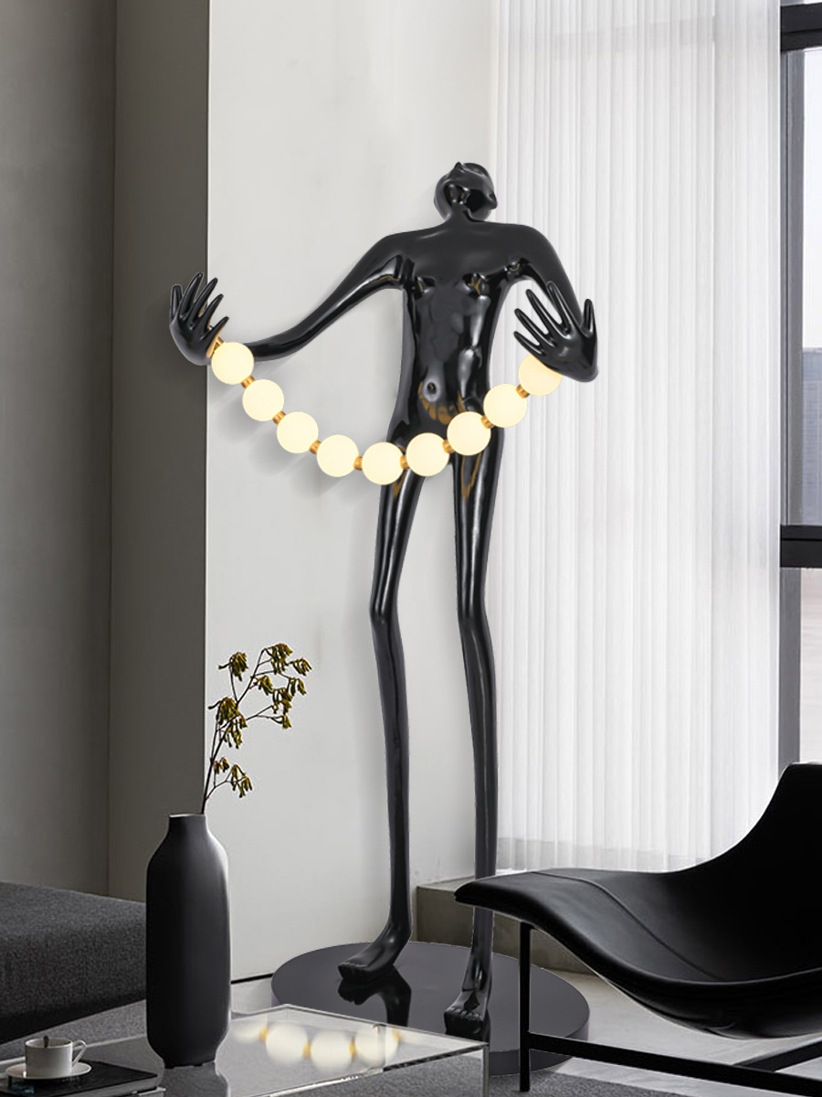 Statue Character Floor Lamp Ar - Resin Art Gallery review and price