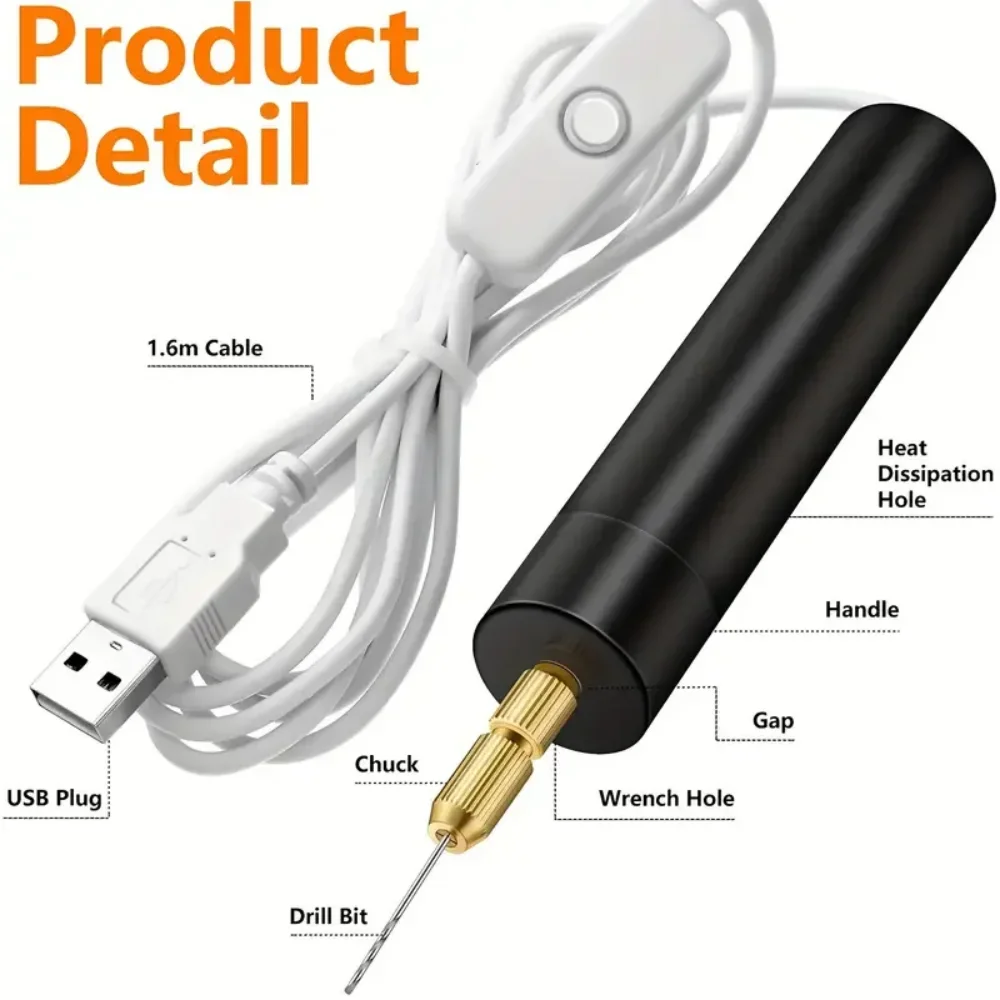Mini Electric Drill USB Powere - Resin Art Tool Kit review and price