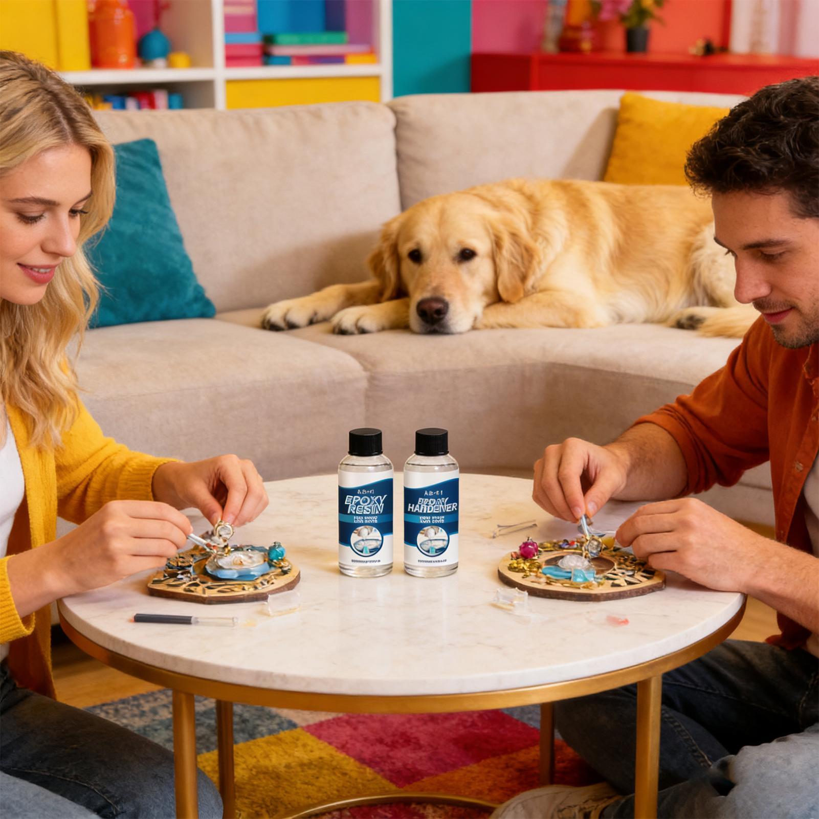 Epoxy Resin Kit AB Glue Clear  - Resin Art Earrings Kit review and price