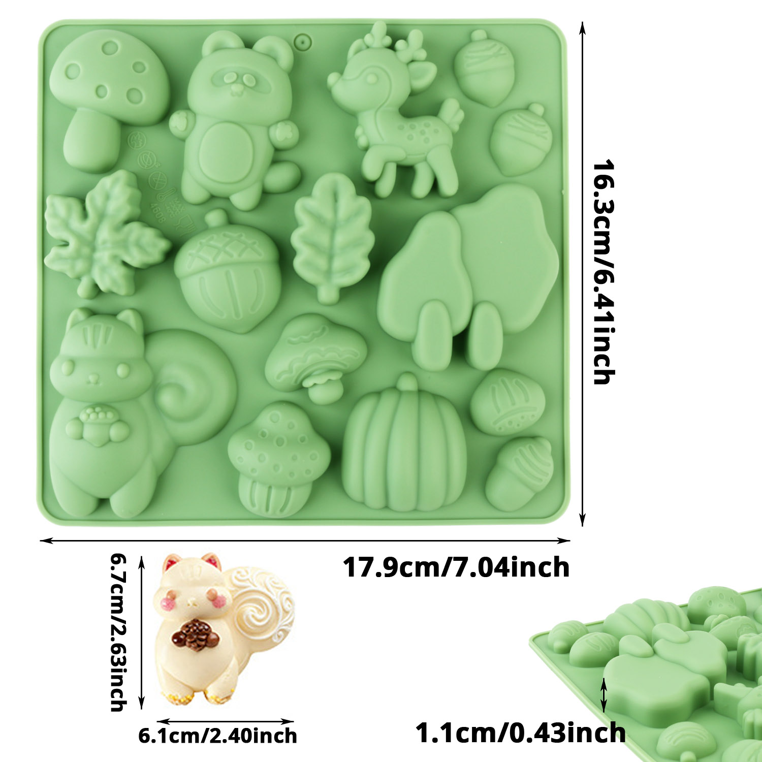 1 Silicone Cake Mold in the Sh - Resin Art And Decor review and price