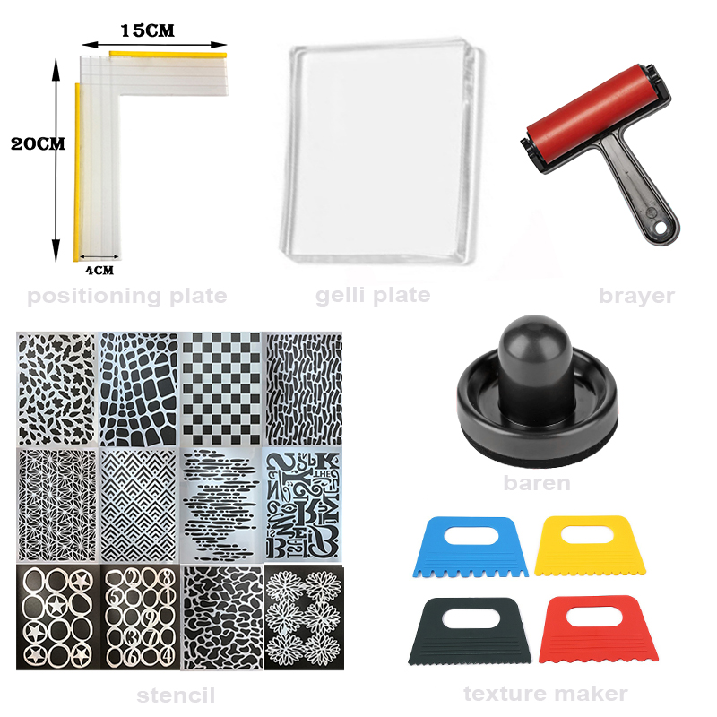Bundle Resin Gelli Plate Start - Resin Art Tool Kit review and price