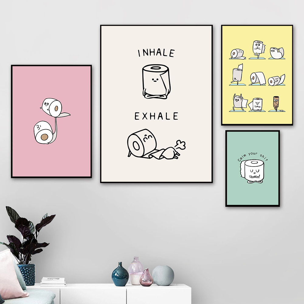 Toilet Paper Yoga Funny Quote  - Resin Art Quote review and price