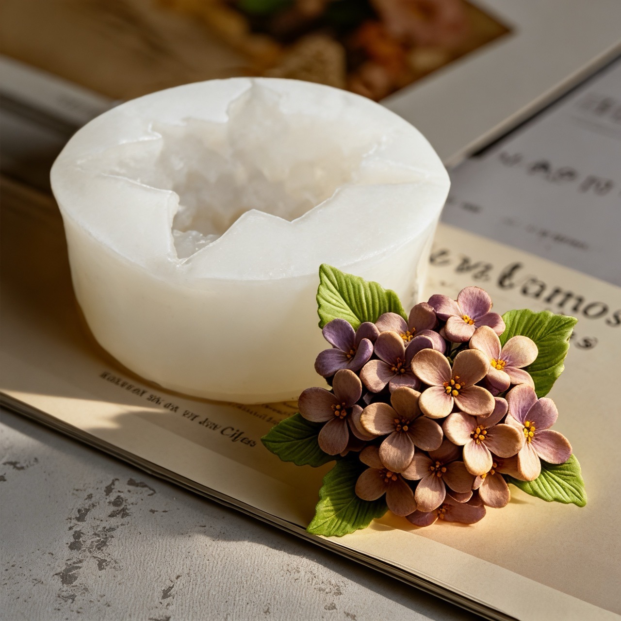 2-Piece 3D Rose and Lilac Sili - Resin Art Design For Wedding review and price