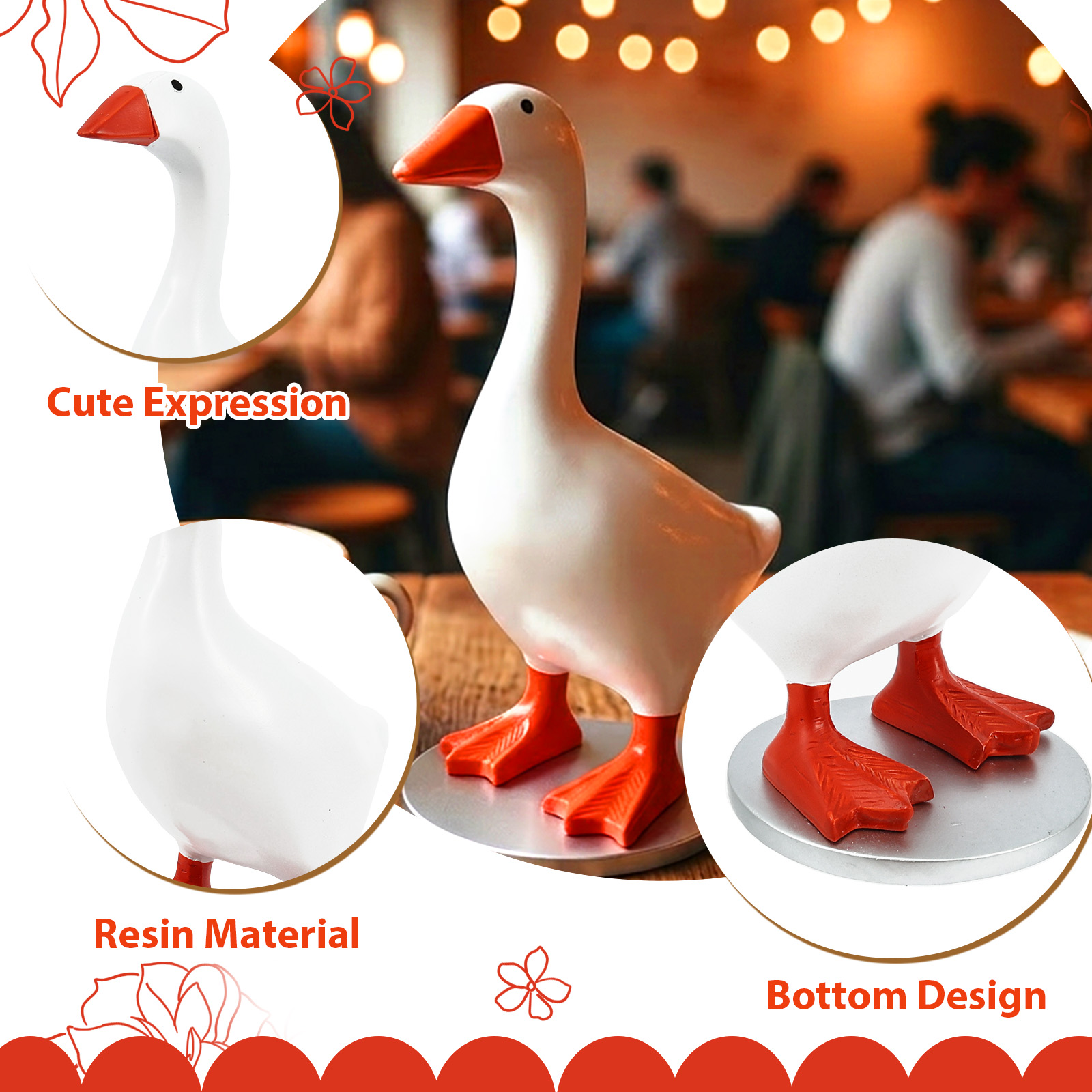 1/3 Pcs Magnetic Goose Key Cha - Resin Art A Keychain review and price