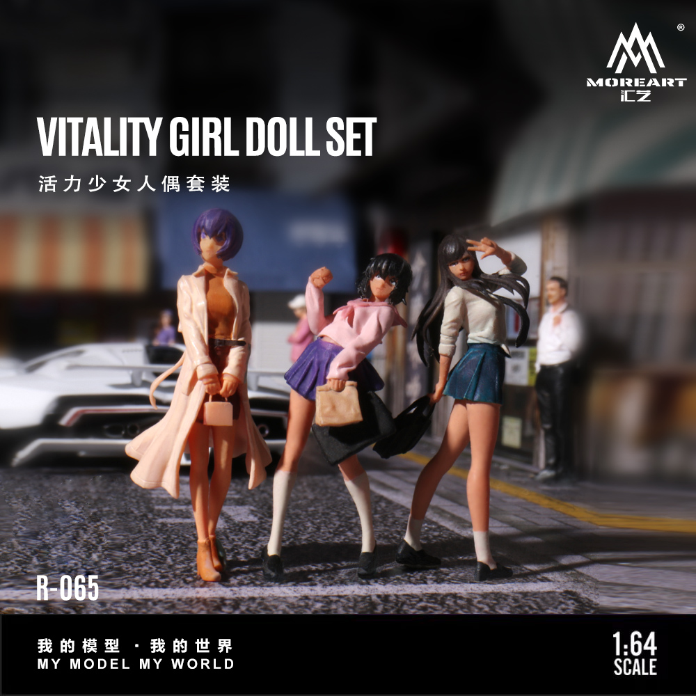More Art 1:64 Dynamic Girl Dol - Resin Art And Decor review and price
