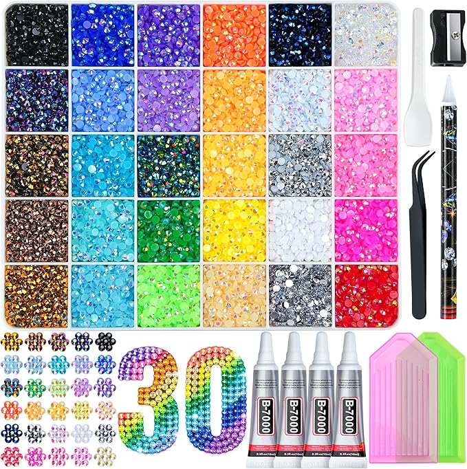 Resin Jelly Rhinestones Kit, 3 - Resin Art Tool Kit review and price