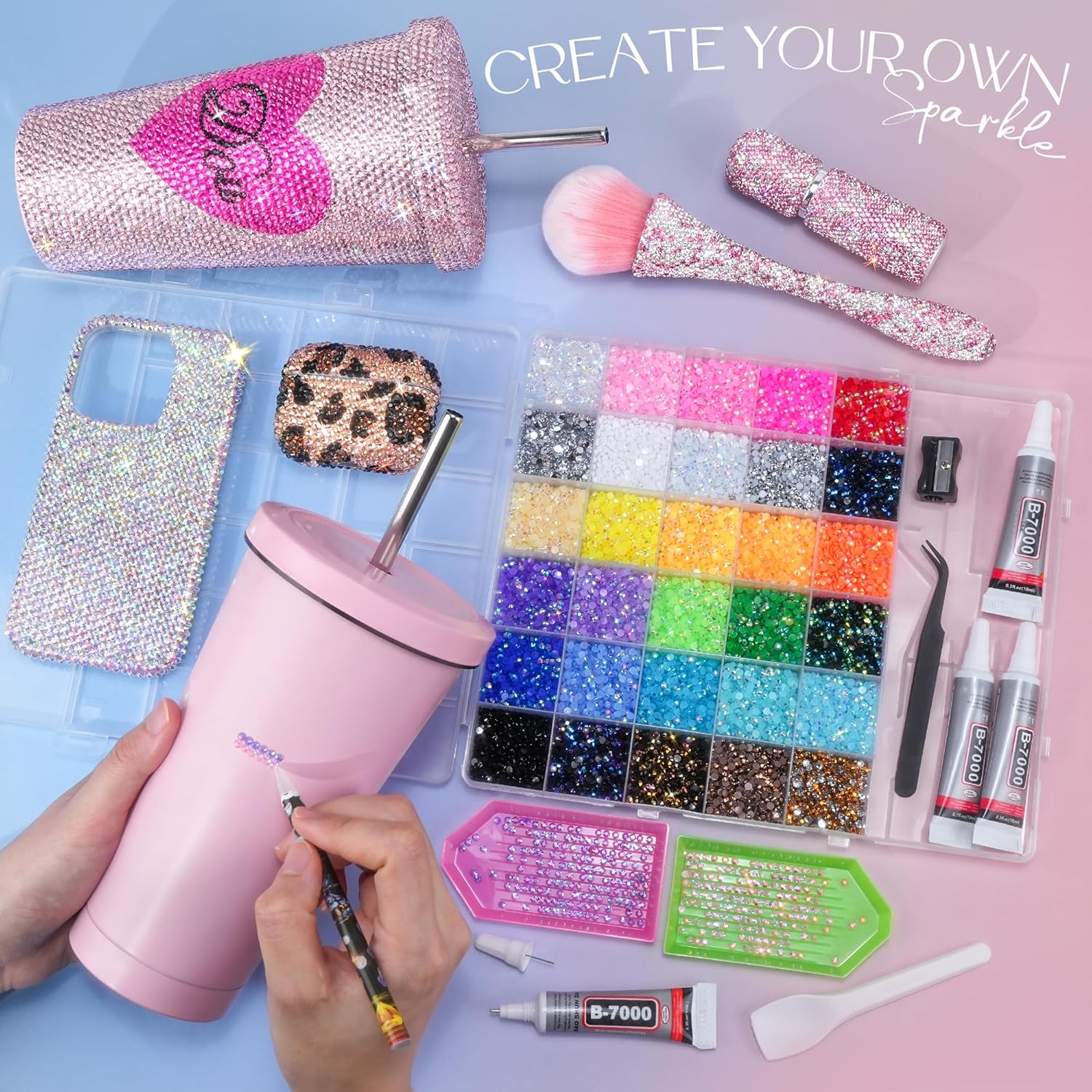 Resin Jelly Rhinestones Kit, 3 - Resin Art Tool Kit review and price