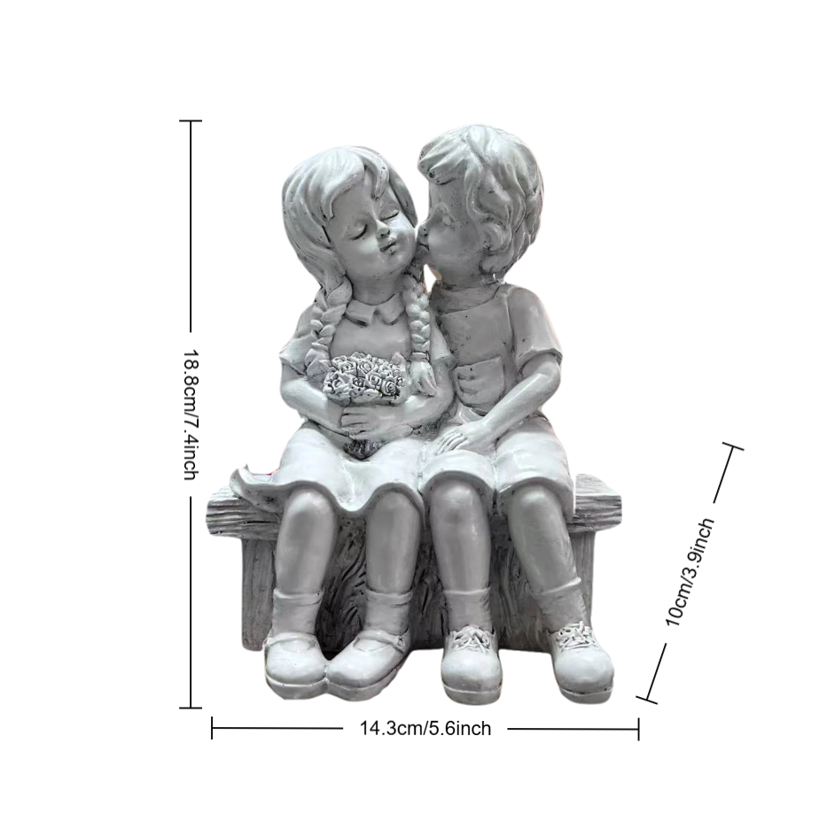 Cute Little Boy And Girl Resin - Resin Art Aesthetic review and price