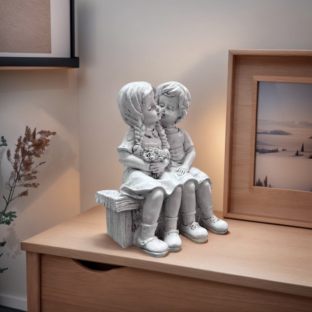 Cute Little Boy And Girl Resin - Resin Art Aesthetic review and price