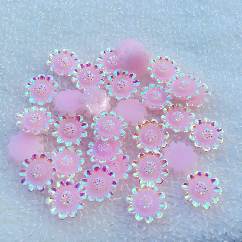 12mm AB resin flower design rh - Resin Art Design For Wedding review and price