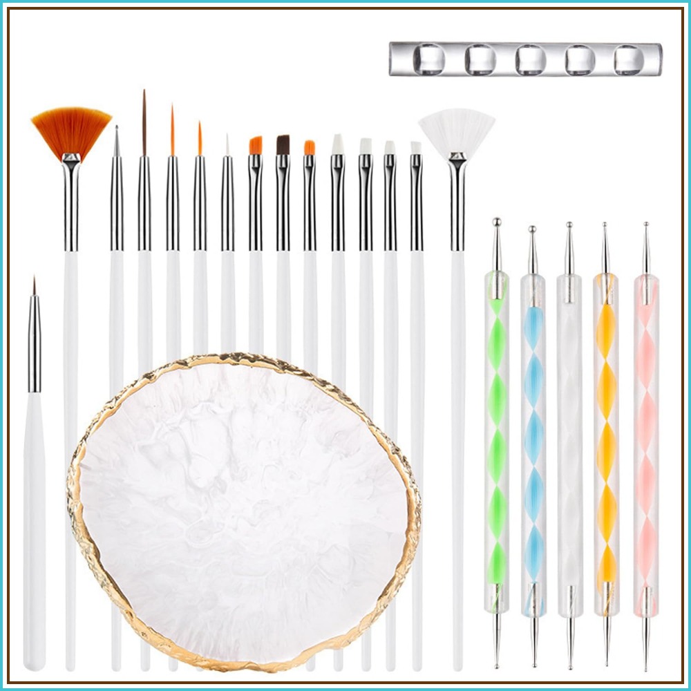 Nail Art Brush 22 Piece Set, 2 - Resin Art Tool Kit review and price